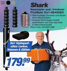 K+B Expert Shark Haarstyler und -trockner FlexStyle 3in1 HD426EU Angebot