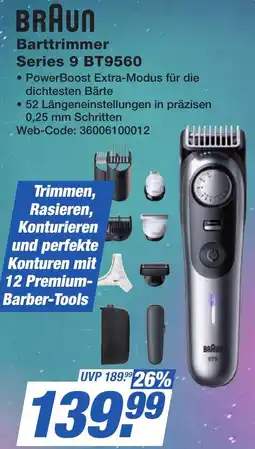K+B Expert BRAUN Barttrimmer Series 9 BT9560 Angebot