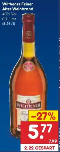 Netto Marken-Discount Wilthener Feiner Alter Weinbrand Angebot