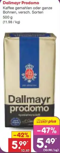 Netto Marken-Discount Dallmayr Prodomo Angebot