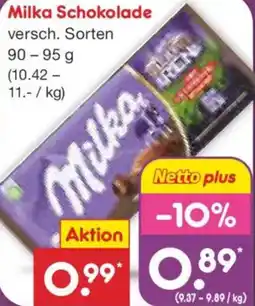 Netto Marken-Discount Milka Schokolade Angebot