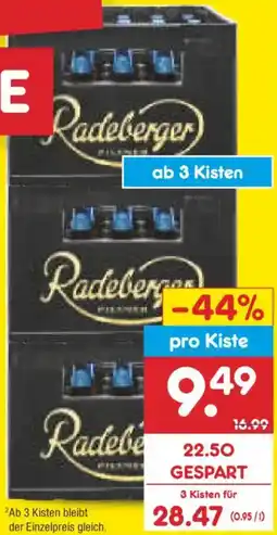 Netto Marken-Discount Radeberger Pilsner oder Alkoholfrei Angebot