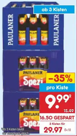 Netto Marken-Discount Paulaner Spezi oder Limo Angebot