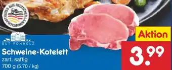 Netto Marken-Discount GUT PONHOLZ Schweine-Kotelett Angebot