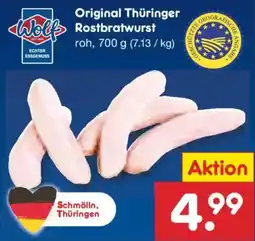 Netto Marken-Discount Original Thüringer Rostbratwurst Angebot