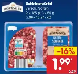 Netto Marken-Discount Schinkenwürfel Angebot