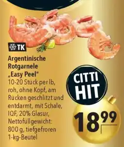 CITTI Markt Argentinische Rotgarnele ,,Easy Peel" Angebot