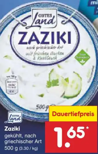 Netto Marken-Discount GUTES Land Zaziki Angebot