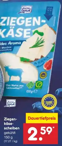 Netto Marken-Discount GUTES Land Ziegenkäsescheiben Angebot