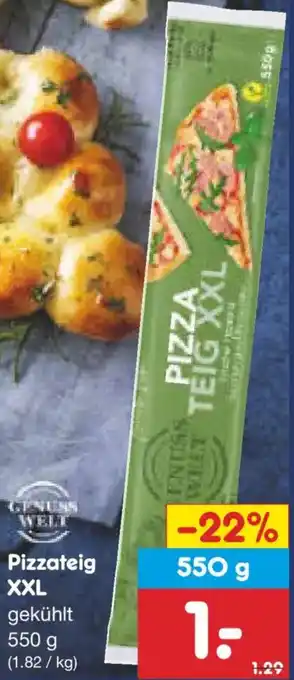 Netto Marken-Discount Pizzateig XXL Angebot
