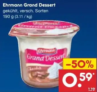 Netto Marken-Discount Ehrmann Grand Dessert Angebot
