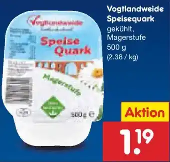 Netto Marken-Discount Vogtlandweide Speisequark Angebot