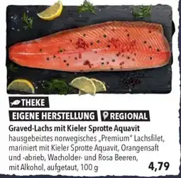 CITTI Markt Graved-Lachs mit Kieler Sprotte Aquavit Angebot