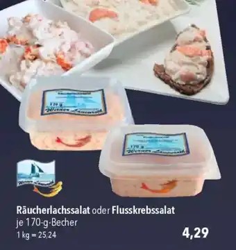 CITTI Markt Räucherlachssalat oder Flusskrebssalat Angebot