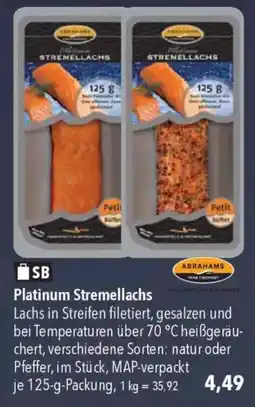 CITTI Markt ABRAHAMS Platinum Stremellachs Angebot