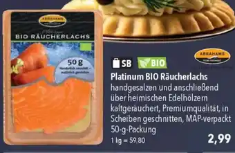 CITTI Markt ABRAHAMS Platinum BIO Räucherlachs Angebot
