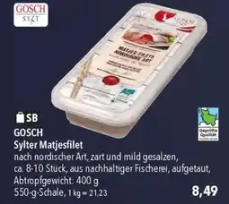 CITTI Markt GOSCH SYLT GOSCH Sylter Matjesfilet Angebot