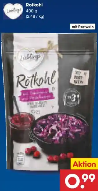 Netto Marken-Discount Rotkohl Angebot