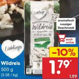 Netto Marken-Discount Wildreis Angebot