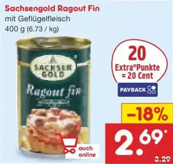 Netto Marken-Discount Sachsengold Ragout Fin Angebot