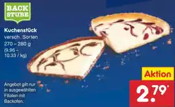 Netto Marken-Discount BACK STUBE Kuchenstück Angebot