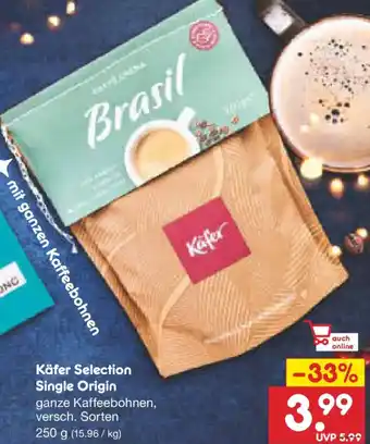 Netto Marken-Discount Käfer Selection Single Origin Angebot