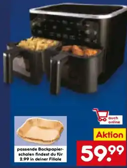 Netto Marken-Discount star Doppelheißluftfritteuse Angebot