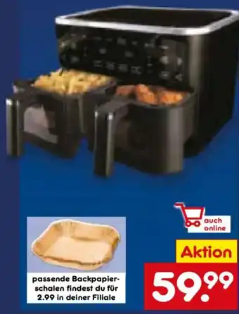 Netto Marken-Discount star Doppelheißluftfritteuse Angebot
