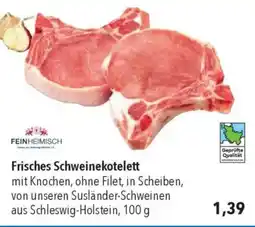 CITTI Markt FEINHEIMISCH Frisches Schweinekotelett Angebot