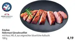 CITTI Markt Frisches Hafermast-Gänsebrustfilet Angebot