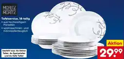 Netto Marken-Discount MORITZ MORITZ Tafelservice, 18-teilig Angebot
