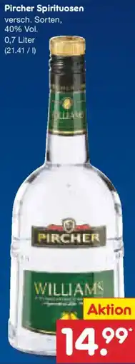 Netto Marken-Discount Pircher Spirituosen Angebot