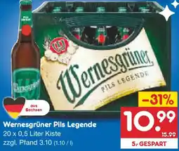 Netto Marken-Discount Wernesgrüner Pils Legende Angebot