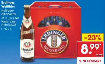 Netto Marken-Discount Erdinger Weißbier Angebot