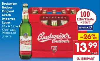 Netto Marken-Discount Budweiser Budvar Original Czech Imported Lager Angebot