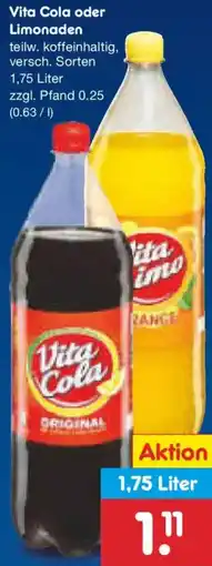 Netto Marken-Discount Vita Cola oder Limonaden Angebot