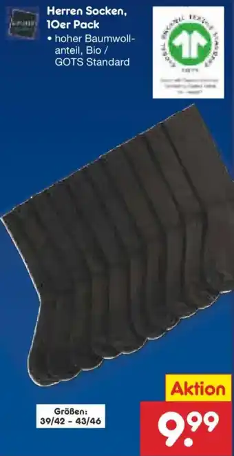 Netto Marken-Discount Herren Socken, 10er Pack Angebot