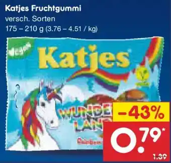 Netto Marken-Discount Katjes Fruchtgummi Angebot