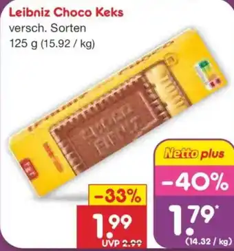 Netto Marken-Discount Leibniz Choco Keks Angebot