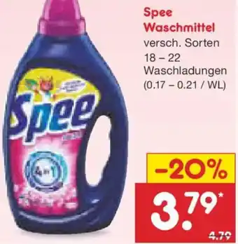 Netto Marken-Discount Spee Waschmittel Angebot