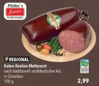 CITTI Markt Pfeifer's Probsteier Katen-Keulen-Mettwurst Angebot