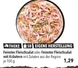 CITTI Markt Feinster Fleischsalat oder Feinster Fleischsalat mit Kräutern Angebot