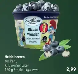 CITTI Markt SanLucar Heidelbeeren Angebot