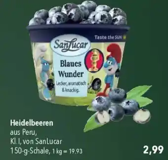 CITTI Markt SanLucar Heidelbeeren Angebot