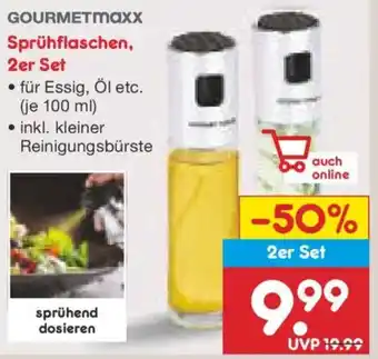 Netto Marken-Discount GOURMETmaxx Sprühflaschen 2er Set Angebot
