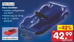 Netto Marken-Discount AlpenGaudi Race Schlitten Angebot