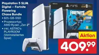 Netto Marken-Discount Playstation 5 SLIM Digital Fortnite Flowering Chaos Bundle Angebot