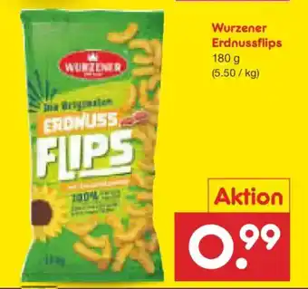 Netto Marken-Discount Wurzener Erdnussflips Angebot