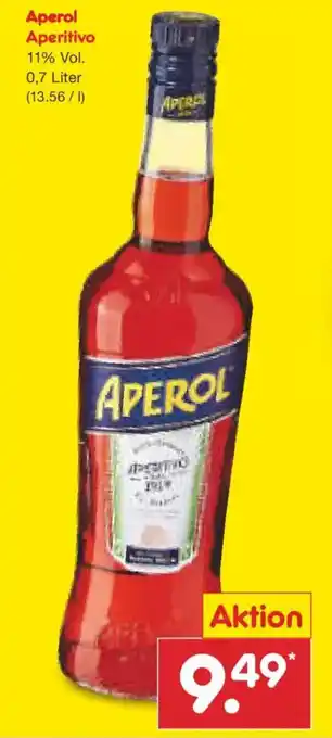 Netto Marken-Discount Aperol Aperitivo Angebot