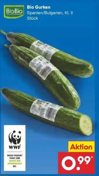 Netto Marken-Discount BioBlo Bio Gurken Angebot